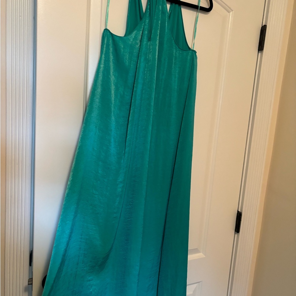Zara Teal Midi Dress
